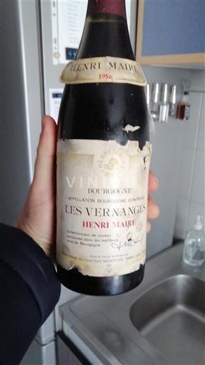 Bourgondië Bourgogne Henri Maire Les Vernanges 1986