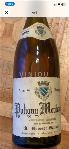 Burgund Puligny-Montrachet A. Buisson-Battault 1982