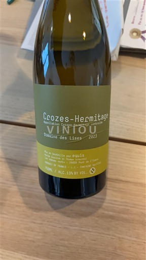 Rhône Valley Crozes-Hermitage Domaine S Lises 2023