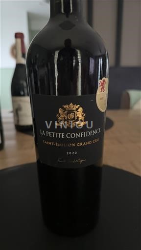 Bordeaux Saint-Émilion Grand Cru Grand Cru La Petite Confidence 2020