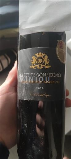Bordeaux Saint-Émilion Grand Cru Grand Cru La Petite Confidence 2020