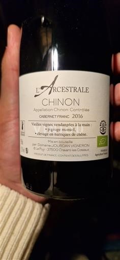 Vale do Loire Chinon Domaine Alliet L'Arcestale 2016