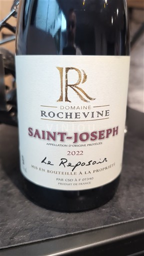 Rhônedalen Saint-Joseph Domaine Rochevine Le Reposoir 2022