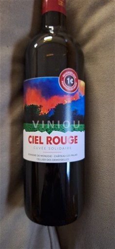 Languedoc ja Roussillon Pays d'Oc Domaine Moncigoux - Château Les Palais - Cellier des Demoiselles Ciel Rouge Solidaire 2024