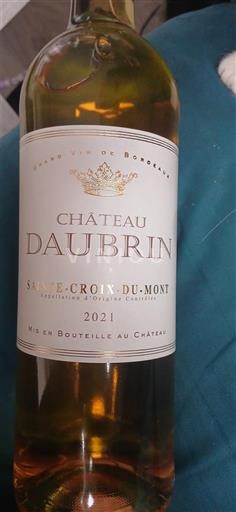 Burdeos Sainte-Croix-Du-Mont Château Daubrin 2021