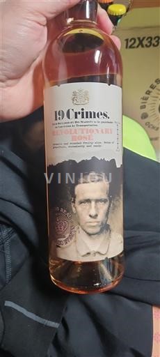 Södra Australien Ospecificerad 19 Crimes Revolutionary Rosé Icke årgångsbetecknad
