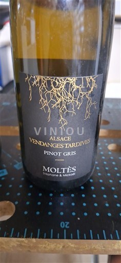 Alsace Vendanges Tardives Moltès Stéphane & Mickaël Vendanges Tardives Pinot Gris 2016