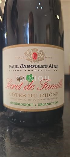 Rhônedalen Côtes du Rhône Paul Jaboulet Aîné Secret de Famille Icke årgångsbetecknad