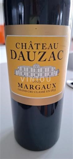 Bordeaux Margaux Grand Cru Château Dauzac 2023