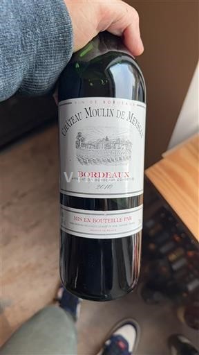 Bordeaux Château Moulin de Meissec 2019