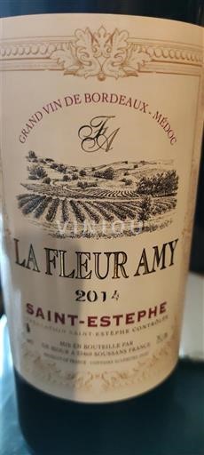 Bordeaux Saint-Estèphe La Fleur Amy 2014