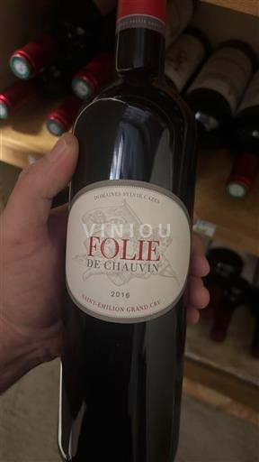 Bordeaux Saint-Émilion Grand Cru Grand Cru Domaine Sylvie Cazes Folie de Chauvin 2016