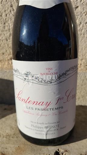 Vini Rouge sec Les Passetemps Philippe Brenot 2022 Francia Borgogna Santenay AOC Premier Cru