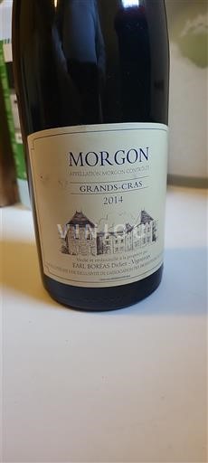 Beaujolais Morgon EARL Boreas Didier Grands-Cras 2014