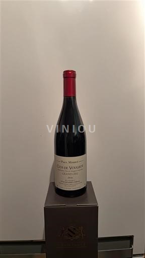 Burgundi Clos-de-vougeot Grand Cru Domaine Paul Misset 2016