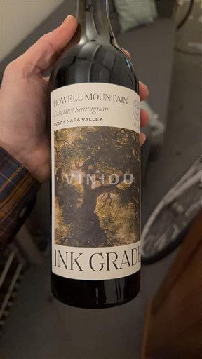 Vùng trồng nho được cấp phép California Howell Mountain Ink Grade Howell Mountain Cabernet Sauvignon 2017
