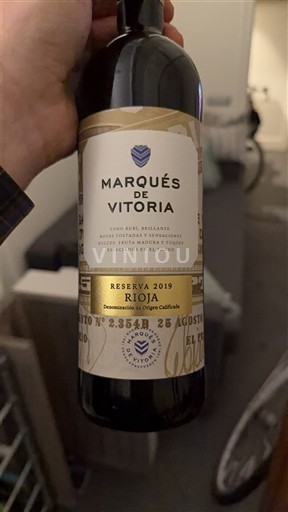La Rioja Rioja Marqués de Vitoria Reserva 2019