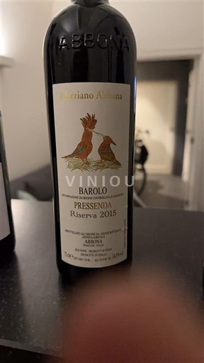 Piamonte Barolo Marziano Abbona Pressenda Riserva 2015