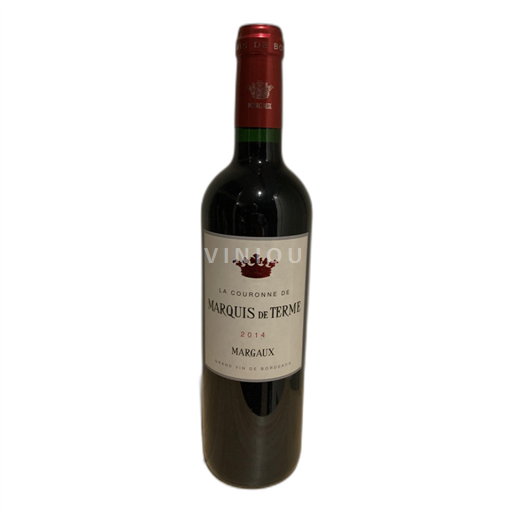 Bordeaux Margaux Marquis de Terme La Couronne de Marquis de Terme 2014