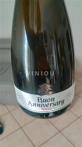 Piemonte Asti Buon Anniversary Dolce Icke årgångsbetecknad