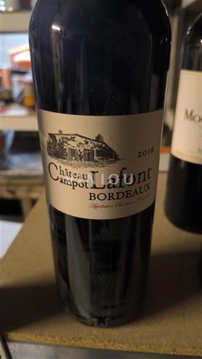 Bordeaux Château Campot Lafont 2016