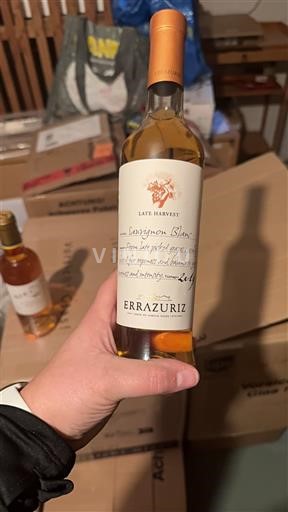 Thung lũng Casablanca Errazuriz Late Harvest Sauvignon Blanc 2019