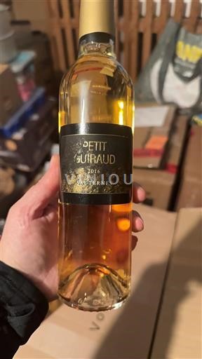 Rượu vang Blanc liquoreux Petit Guiraud Château Guiraud 2016 Pháp Bordeaux Sauternes AOC