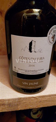 Jura Côtes du Jura Domaine Frédéric Lambert Vin Jaune 2016