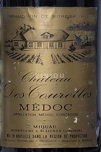 Bordeaux Médoc Château Des Tourelles 1982
