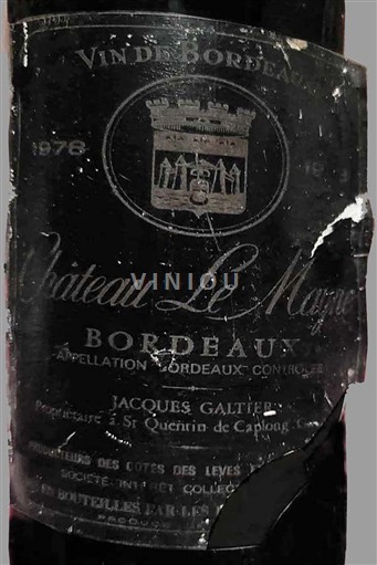 Bordeaux Château Le Mayne 1978