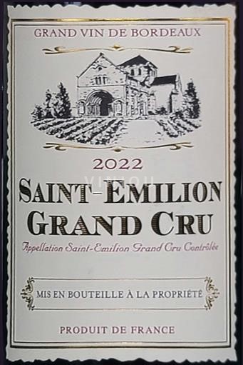 Bordeaux Saint-Émilion Grand Cru Saint-Emillion Grand Cru 2022