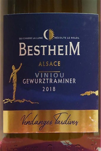 Alsasko Gewürztraminer Vendanges Tardives Bestheim Gewurztraminer 2018