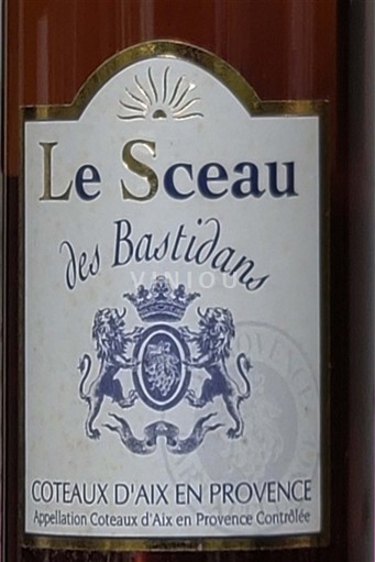 Provence Coteaux d'Aix-en-Provence Le Sceau des Bastidans Icke årgångsbetecknad