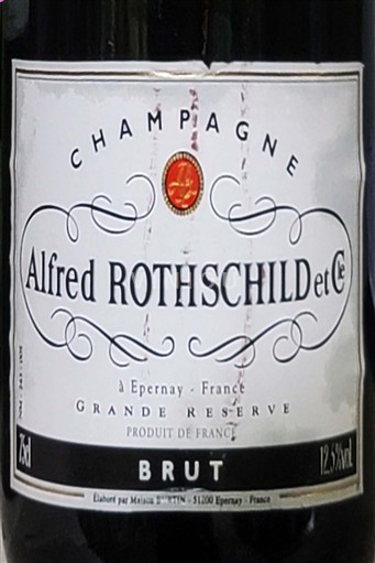 Champaña Champán Champagne Rothschild (Jonath) Sin añada