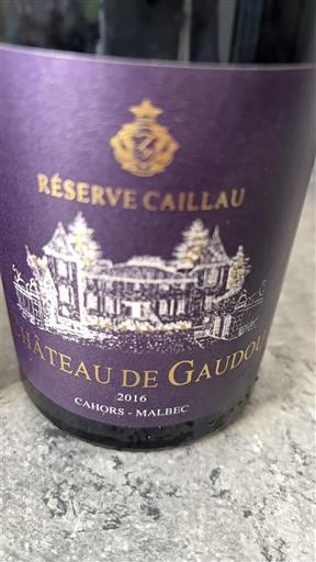 Tây Nam Cahors Château Gaudou Réserve Caillau 2016