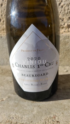 Burgundy Chablis Premier Cru Christophe et Fils Beauregard 2020