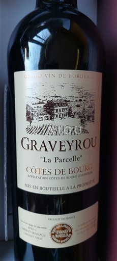 Bordeaux Côtes de Bourg Graveyrou La Parcelle 2022