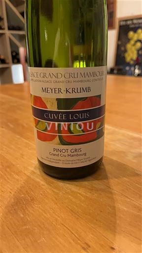 Alsazia Pinot grigio Grand Cru Meyer-Krumb Louis 2012