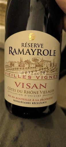 Weine Rouge sec Vieilles Vignes Réserve Ramayrole 2024 Frankreich Rhônetal Nicht spezifiziert AOC
