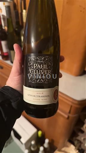 Kap Sydkyst Elgin Paul Clüver Gewurztraminer Estate Wine 2016
