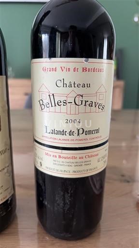 Bordeaux Lalande-de-Pomerol Château Belles-Graves 2004