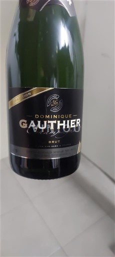 Champaña Champán Dominique Gauthier Sin añada