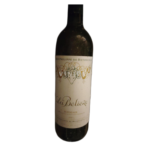 Bordeaux Baron Philippe de Rothschild La Bélière 2001