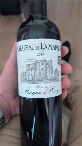 Bordeaux Haut-Médoc Château La Marque Héritiers du Marquis d'Evry 2015