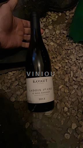 Vina Rouge sec Le Bois Roussot Ravaut 2013 Francija Burgundija Ni doloceno AOC Premier Cru