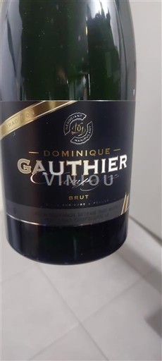 Champaña Champán Dominique Gauthier Sin añada