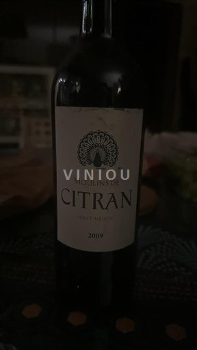 Bordeaux Haut-Médoc Moulins de Citran 2009