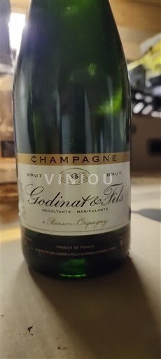 Champaña Champán Godinat et Fils Sin añada