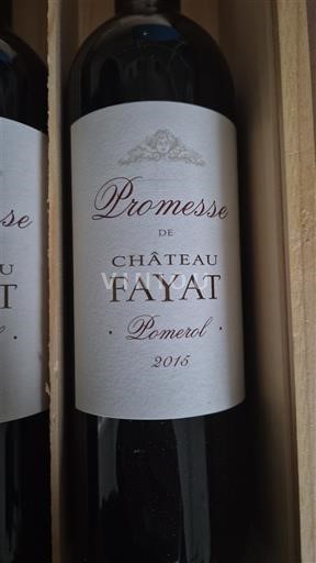 Bordeaux Pomerol Château Fayat Promesse 2015