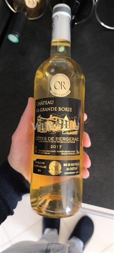 Tây Nam Côtes-de-bergerac Château La Grande Borie 2017